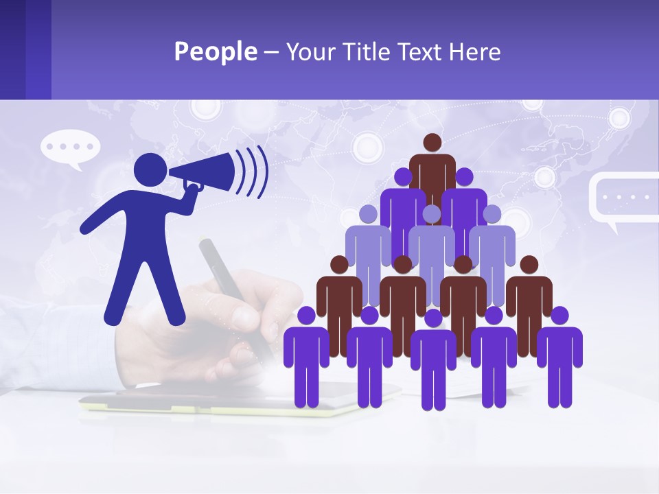 A Person Writing On A Piece Of Paper With A Pen PowerPoint Template