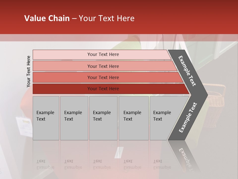 A Red Chair Sitting Next To A Green Chair PowerPoint Template