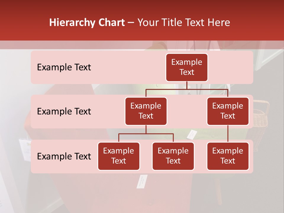 A Red Chair Sitting Next To A Green Chair PowerPoint Template