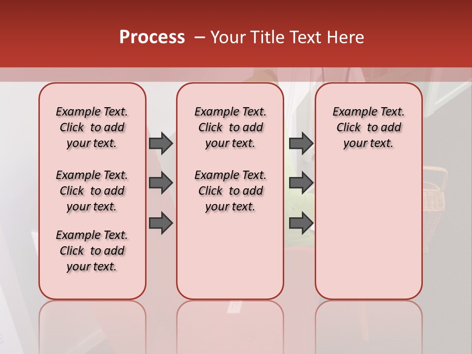 A Red Chair Sitting Next To A Green Chair PowerPoint Template