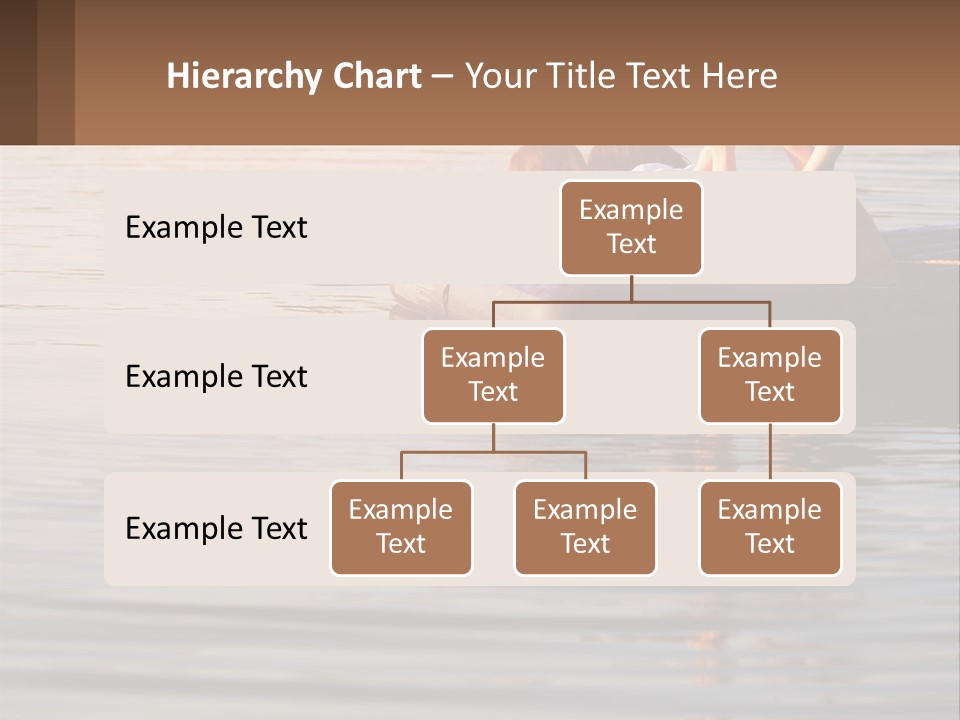 Two People Are Floating On A Raft In The Water PowerPoint Template