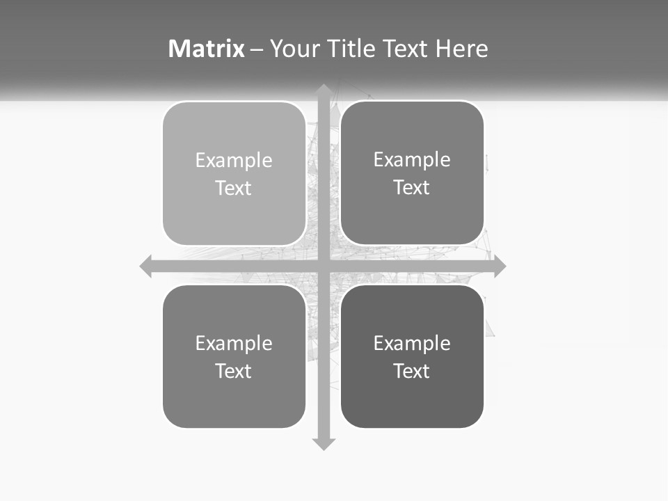 A Gray And White Abstract Background With Lines And Dots PowerPoint Template