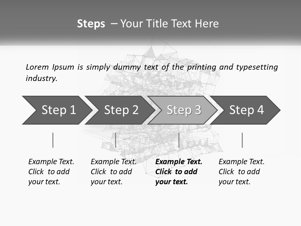 A Gray And White Abstract Background With Lines And Dots PowerPoint Template