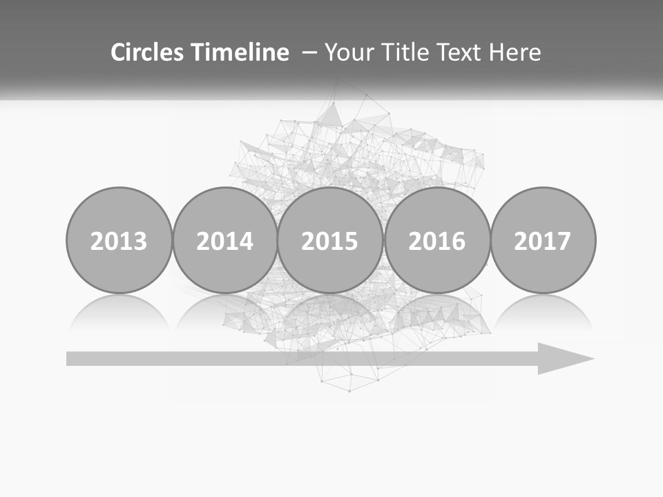 A Gray And White Abstract Background With Lines And Dots PowerPoint Template