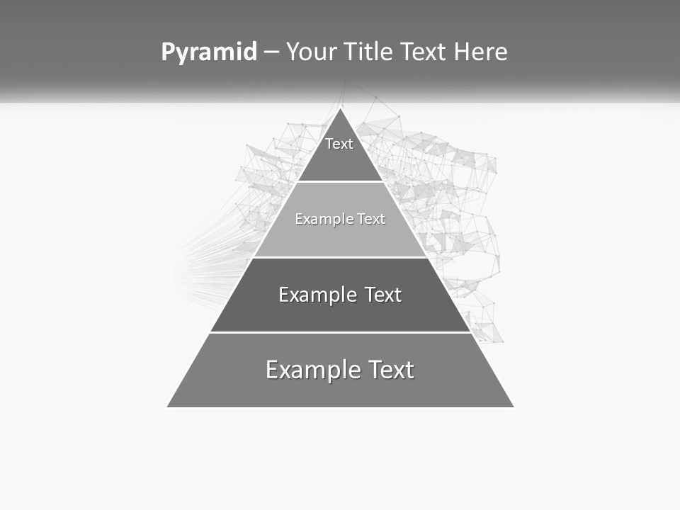 A Gray And White Abstract Background With Lines And Dots PowerPoint Template