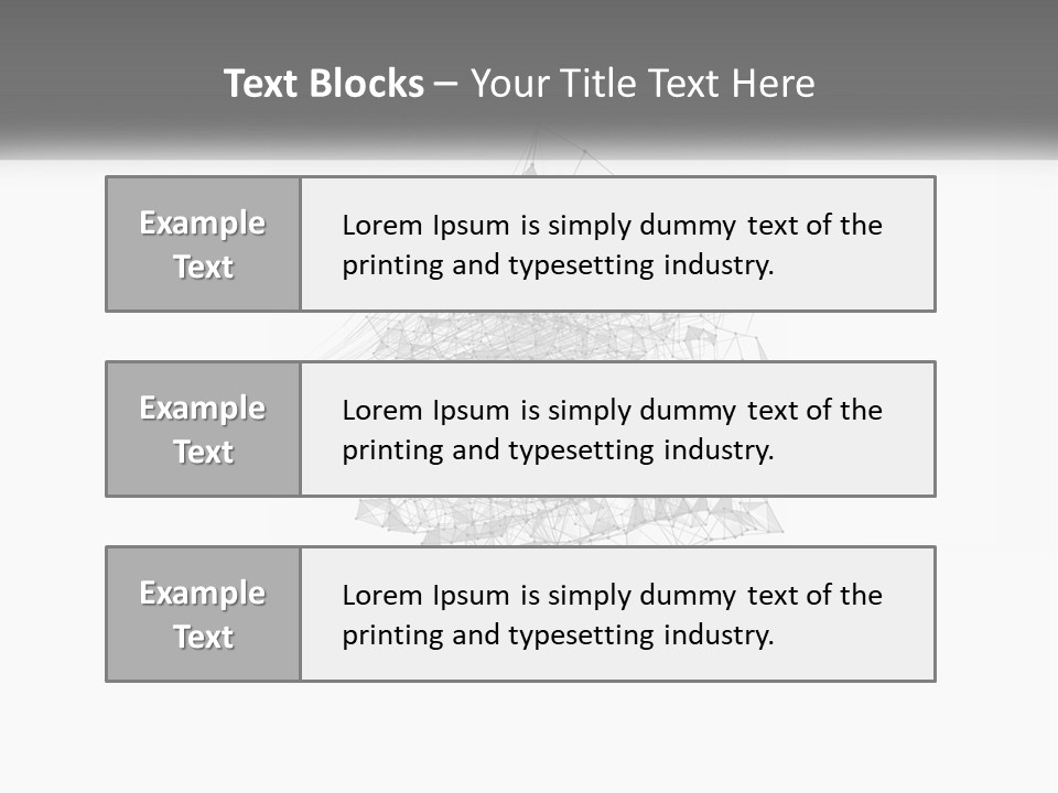 A Gray And White Abstract Background With Lines And Dots PowerPoint Template