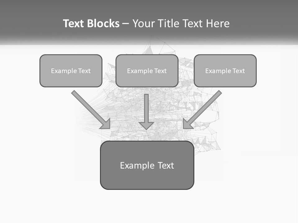 A Gray And White Abstract Background With Lines And Dots PowerPoint Template