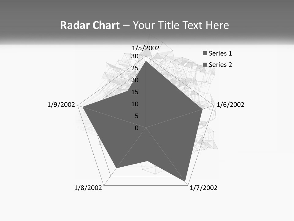 A Gray And White Abstract Background With Lines And Dots PowerPoint Template