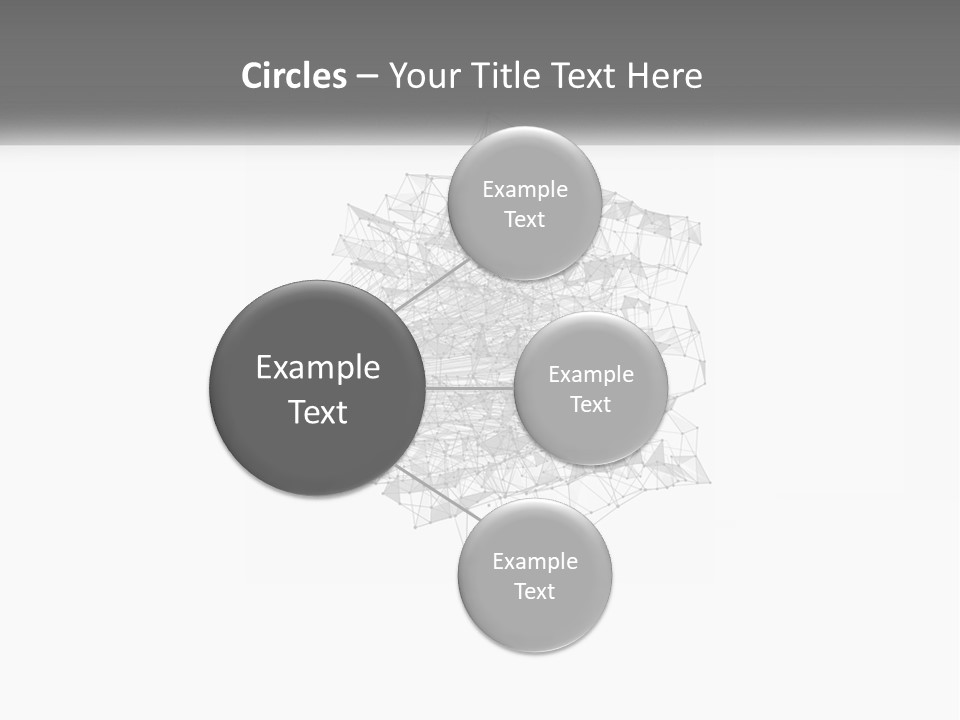 A Gray And White Abstract Background With Lines And Dots PowerPoint Template