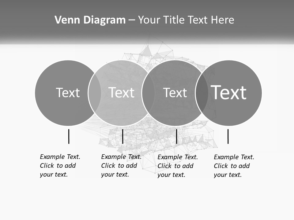 A Gray And White Abstract Background With Lines And Dots PowerPoint Template