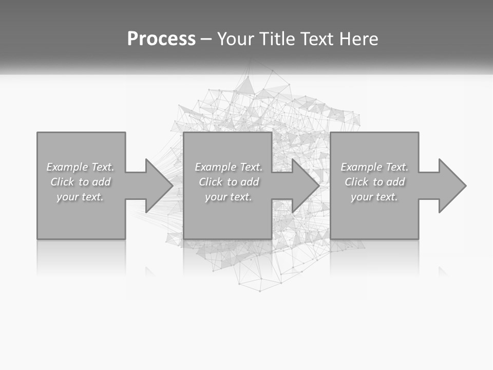 A Gray And White Abstract Background With Lines And Dots PowerPoint Template