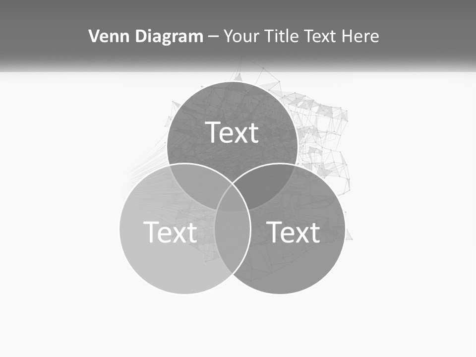 A Gray And White Abstract Background With Lines And Dots PowerPoint Template