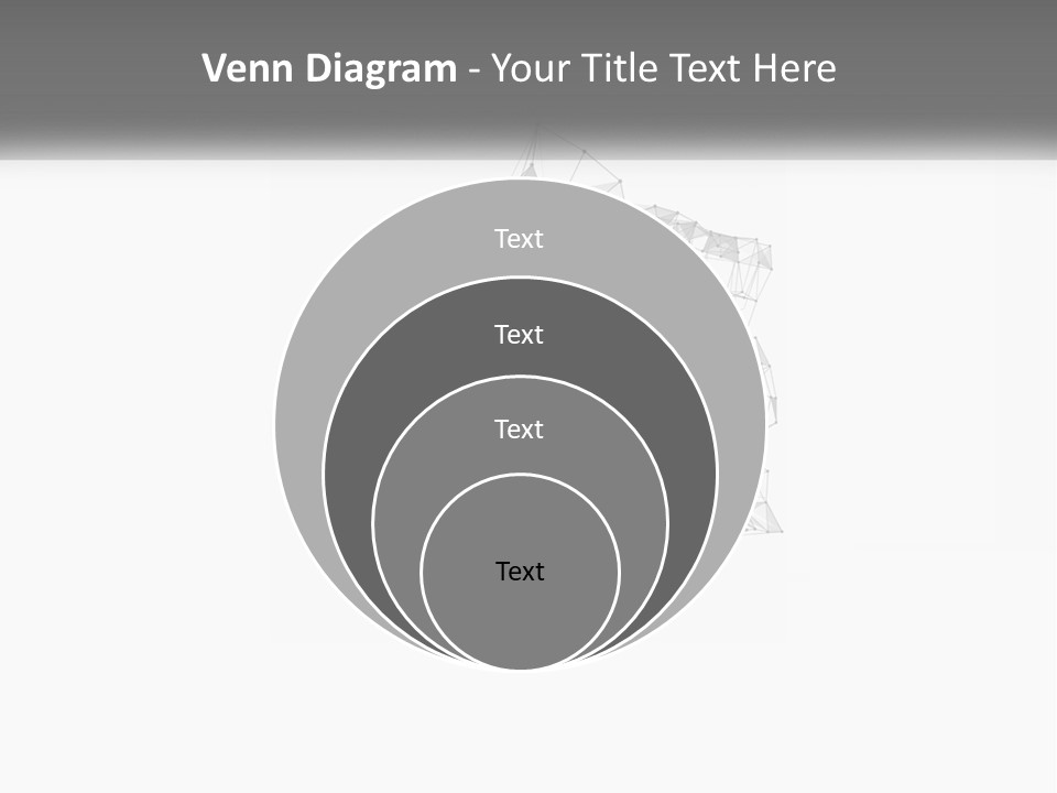 A Gray And White Abstract Background With Lines And Dots PowerPoint Template