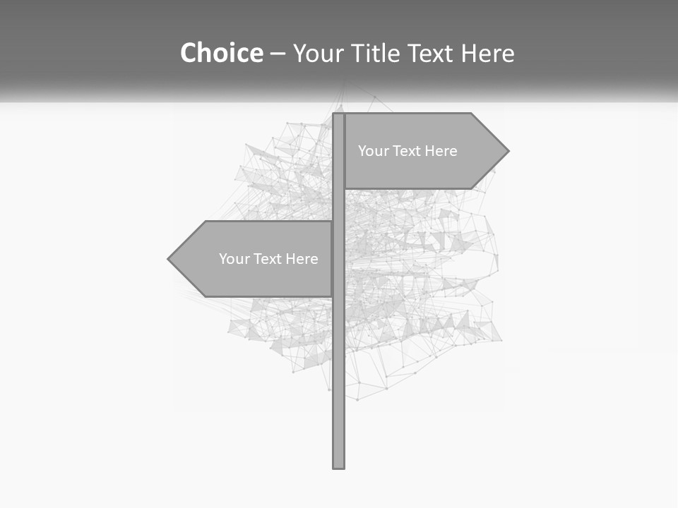 A Gray And White Abstract Background With Lines And Dots PowerPoint Template