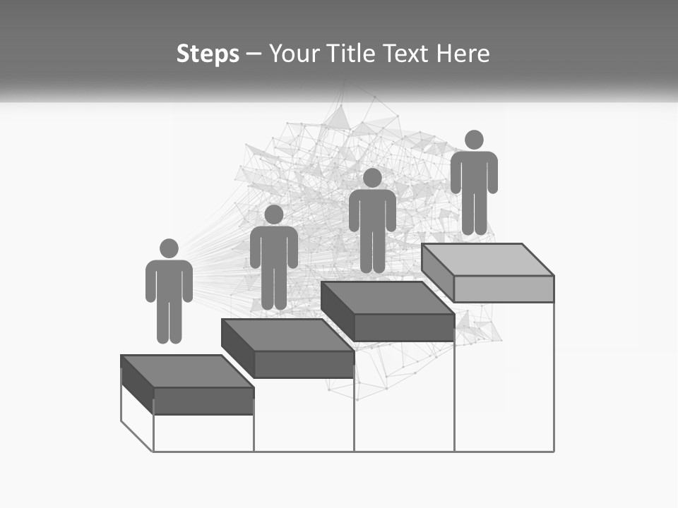 A Gray And White Abstract Background With Lines And Dots PowerPoint Template