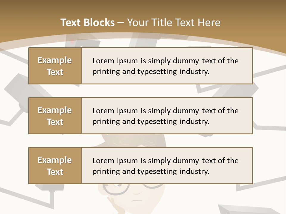 A Man Sitting At A Table With A Tablet PowerPoint Template
