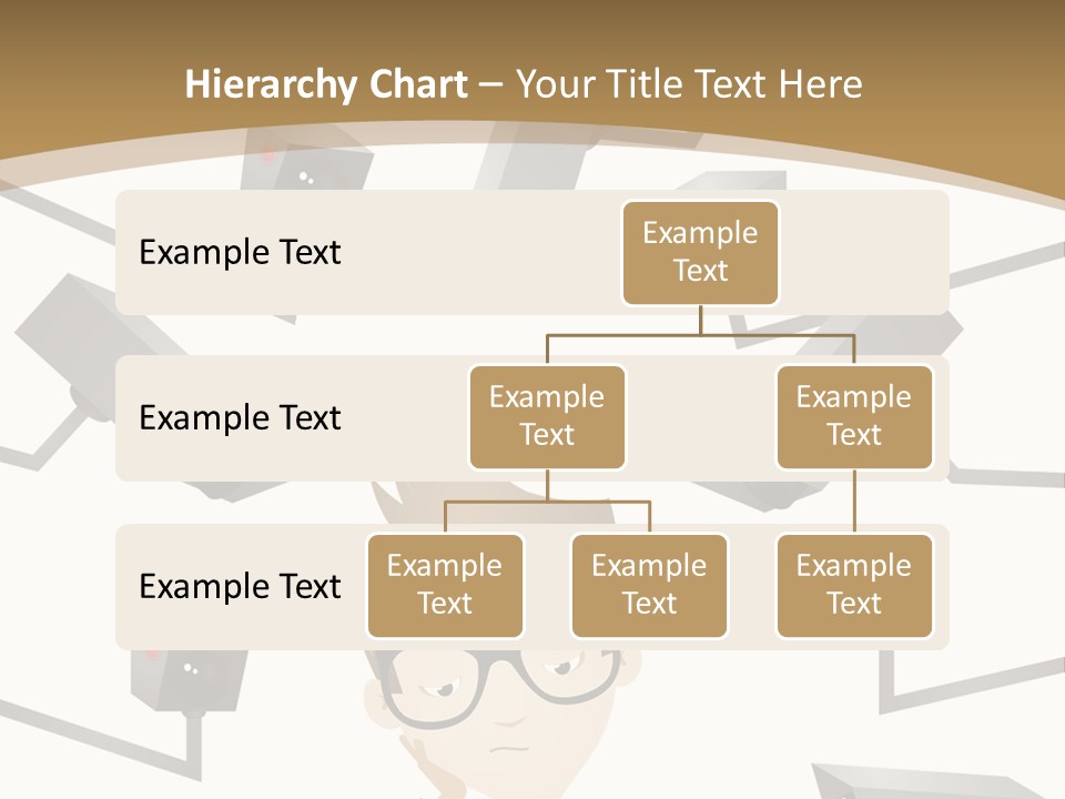 A Man Sitting At A Table With A Tablet PowerPoint Template