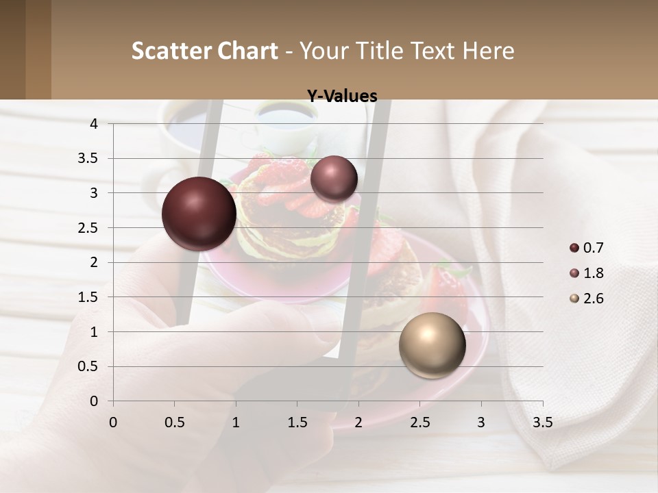 A Person Taking A Picture Of A Plate Of Food PowerPoint Template