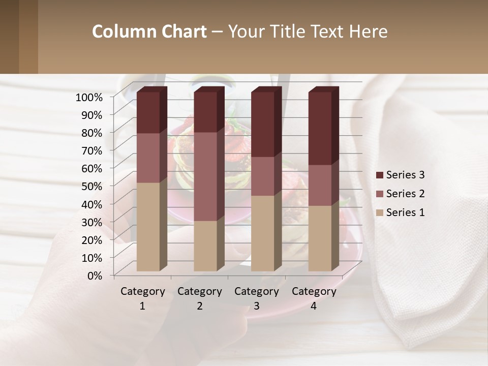 A Person Taking A Picture Of A Plate Of Food PowerPoint Template