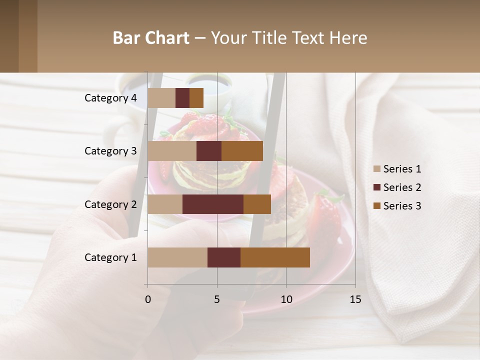A Person Taking A Picture Of A Plate Of Food PowerPoint Template