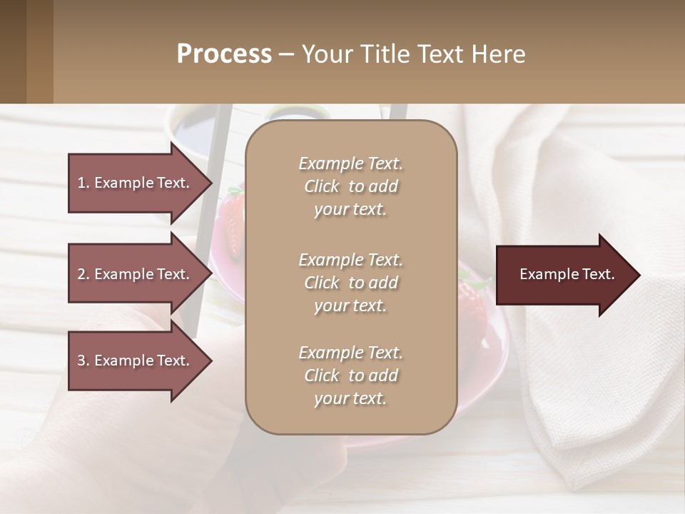 A Person Taking A Picture Of A Plate Of Food PowerPoint Template