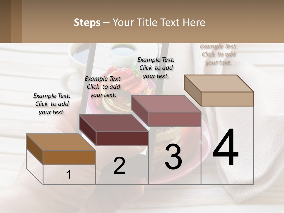 A Person Taking A Picture Of A Plate Of Food PowerPoint Template