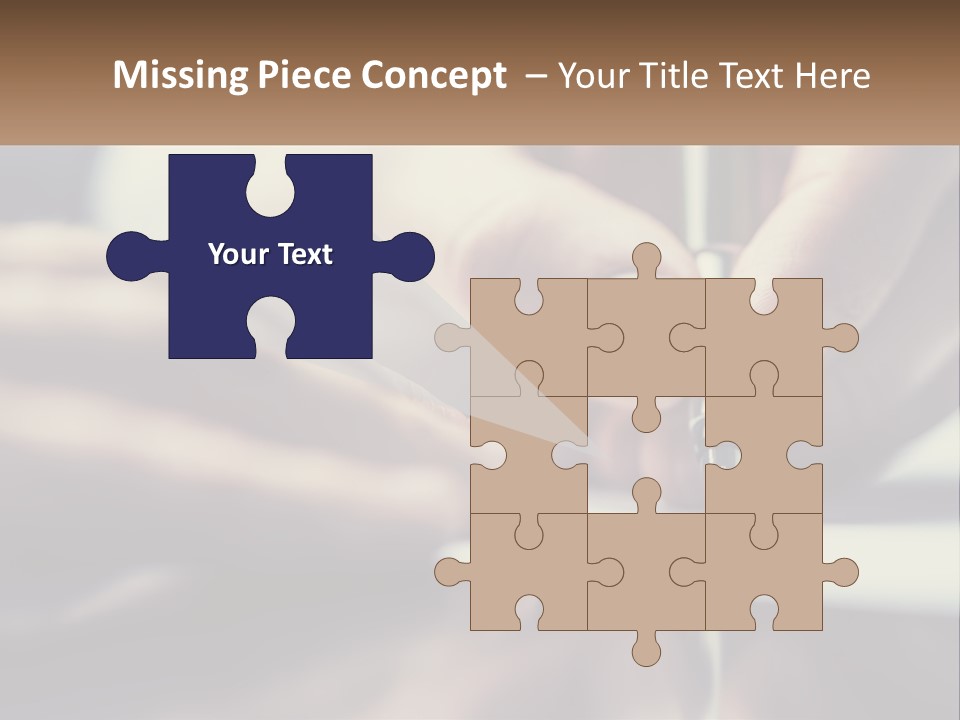 A Person Writing On A Piece Of Paper With A Pen PowerPoint Template