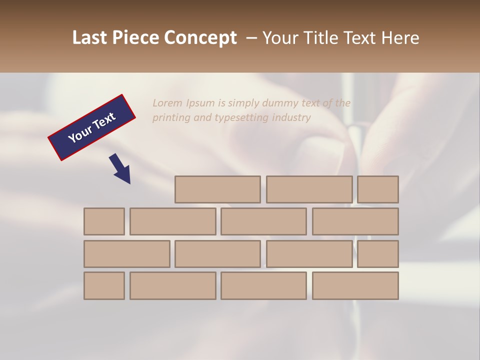 A Person Writing On A Piece Of Paper With A Pen PowerPoint Template