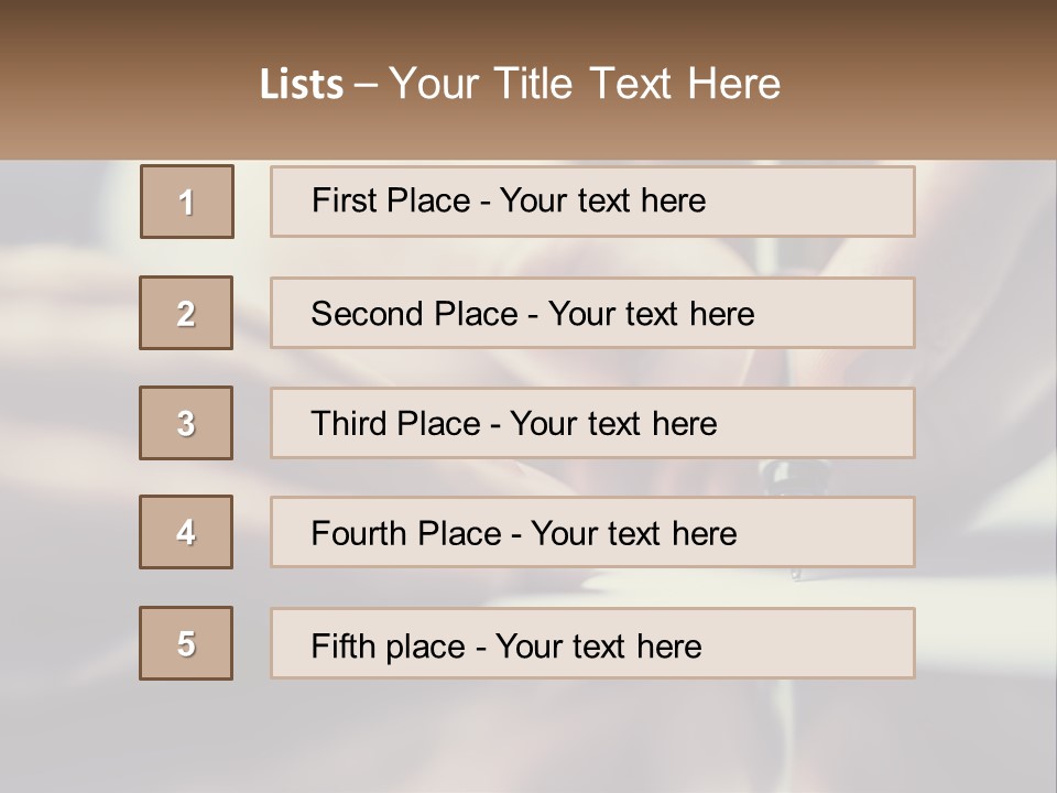 A Person Writing On A Piece Of Paper With A Pen PowerPoint Template