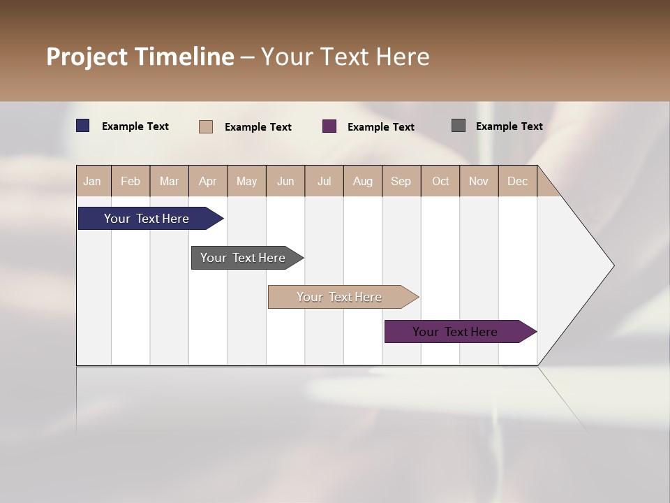 A Person Writing On A Piece Of Paper With A Pen PowerPoint Template