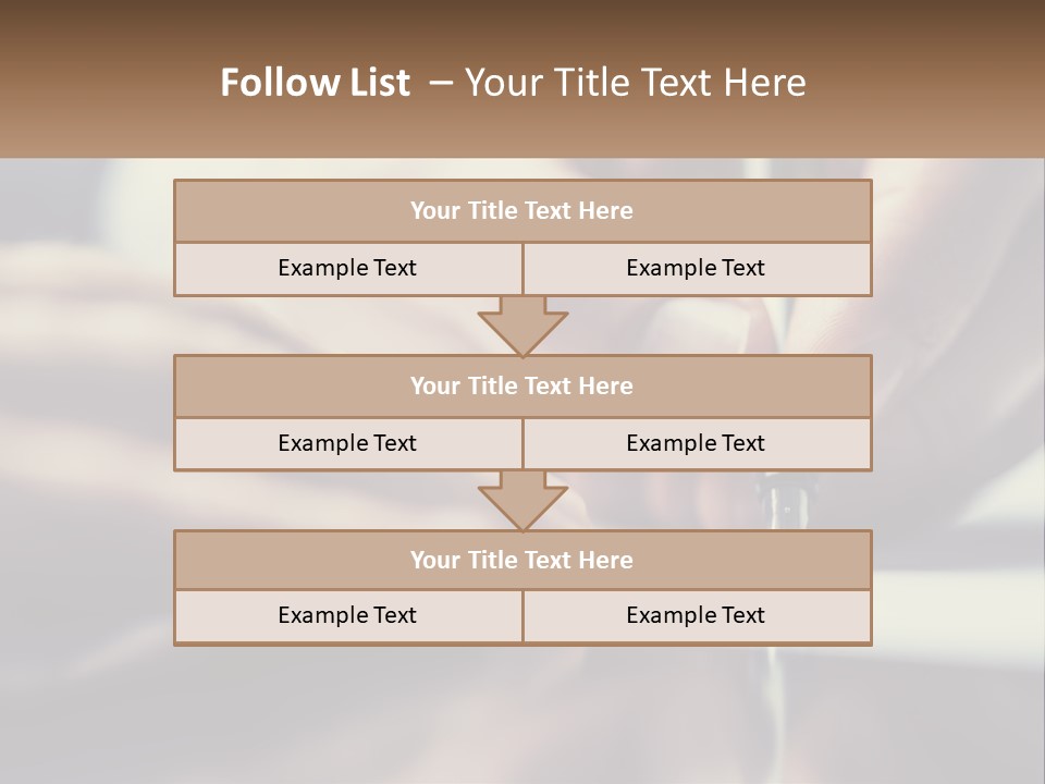A Person Writing On A Piece Of Paper With A Pen PowerPoint Template