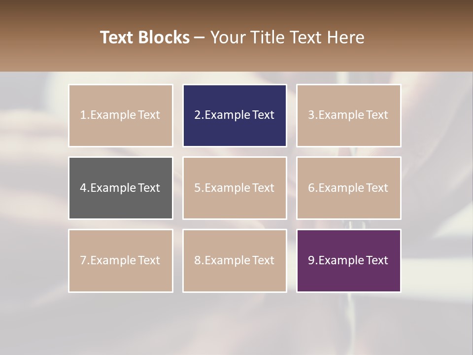 A Person Writing On A Piece Of Paper With A Pen PowerPoint Template