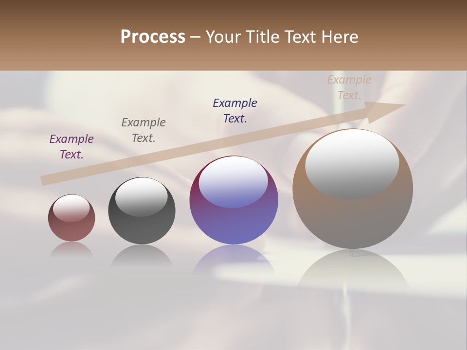 A Person Writing On A Piece Of Paper With A Pen PowerPoint Template