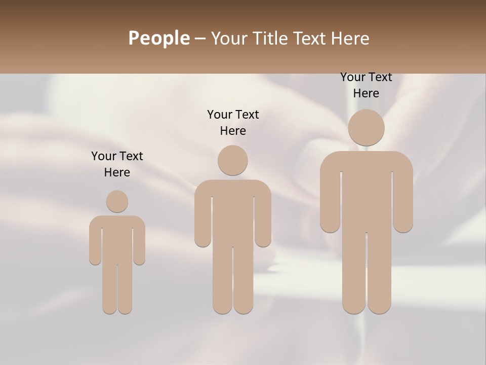 A Person Writing On A Piece Of Paper With A Pen PowerPoint Template