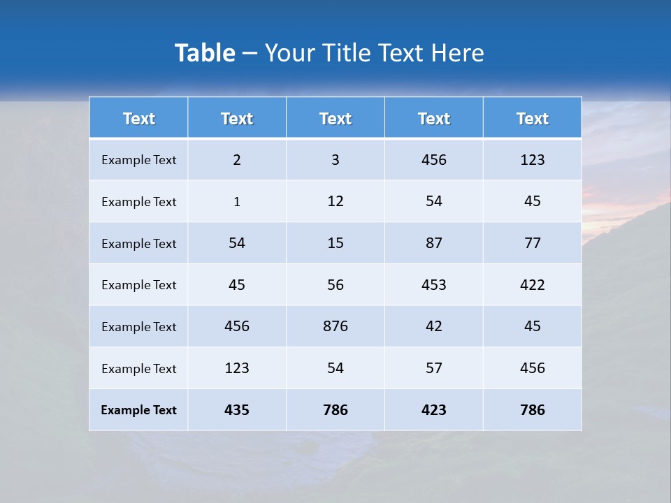 A Waterfall In The Middle Of A Body Of Water PowerPoint Template