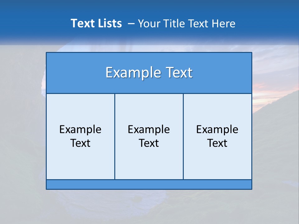 A Waterfall In The Middle Of A Body Of Water PowerPoint Template