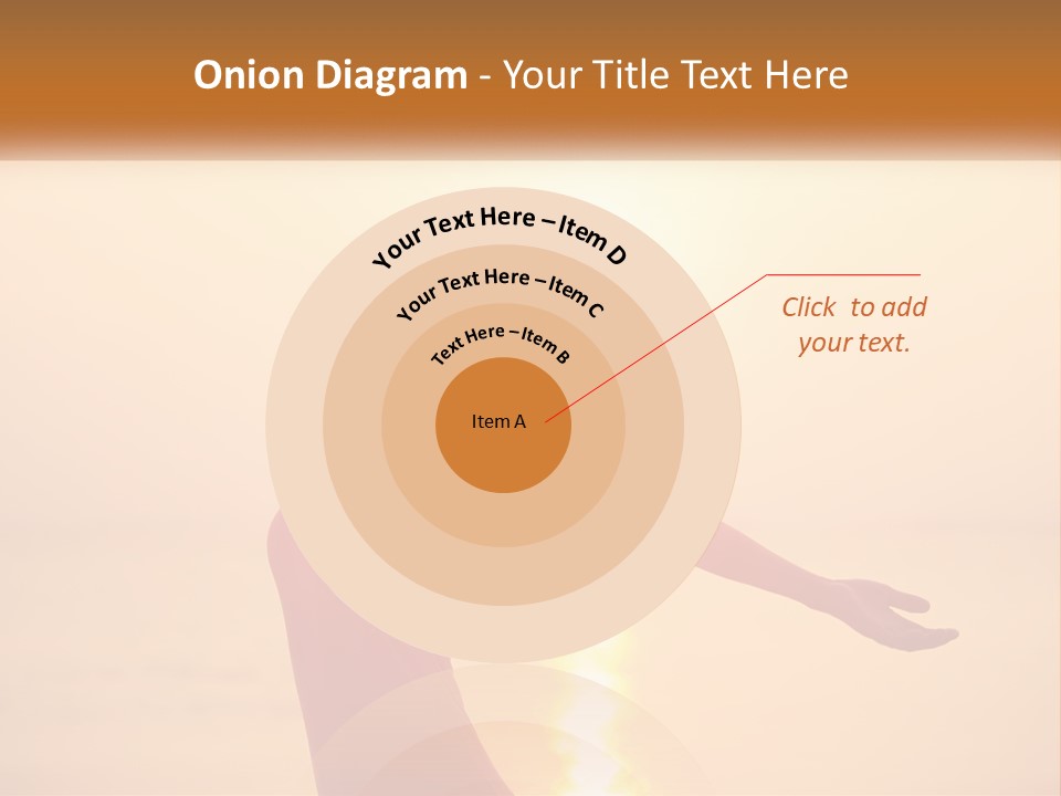 A Woman Standing On A Beach With Her Arms Outstretched PowerPoint Template