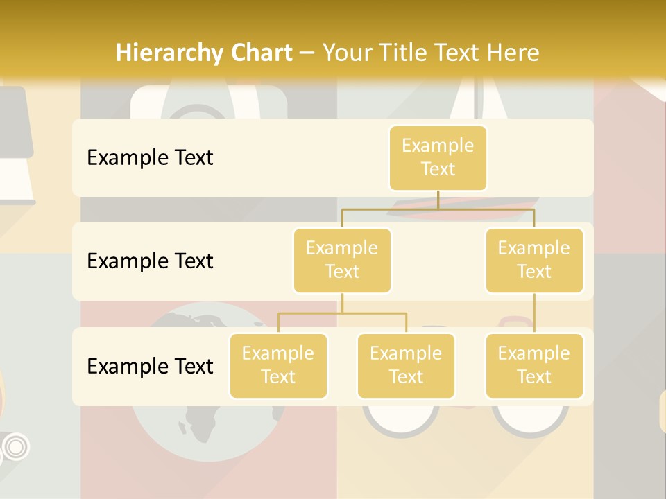 A Set Of Flat Icons With Long Shadows PowerPoint Template