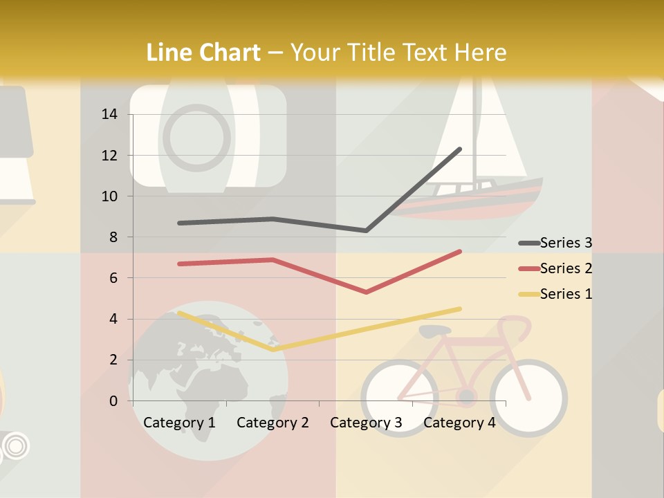 A Set Of Flat Icons With Long Shadows PowerPoint Template