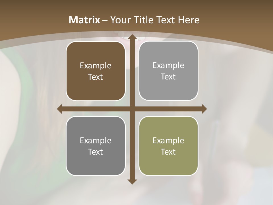 A Woman Sitting At A Table With A Plate Of Food PowerPoint Template