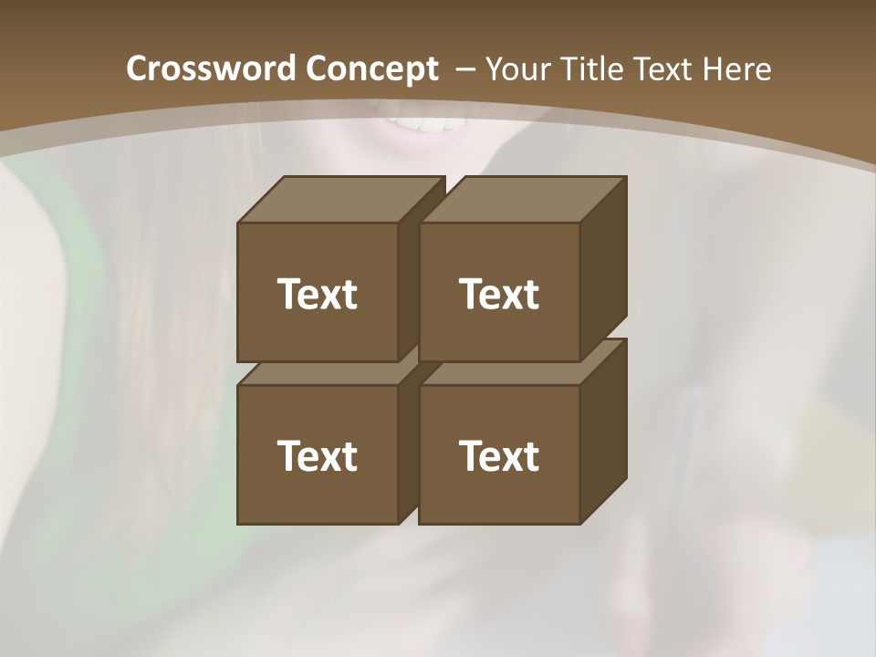 A Woman Sitting At A Table With A Plate Of Food PowerPoint Template