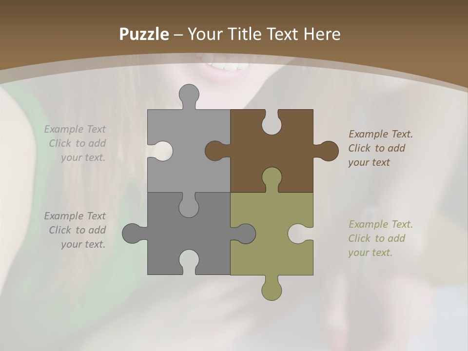 A Woman Sitting At A Table With A Plate Of Food PowerPoint Template