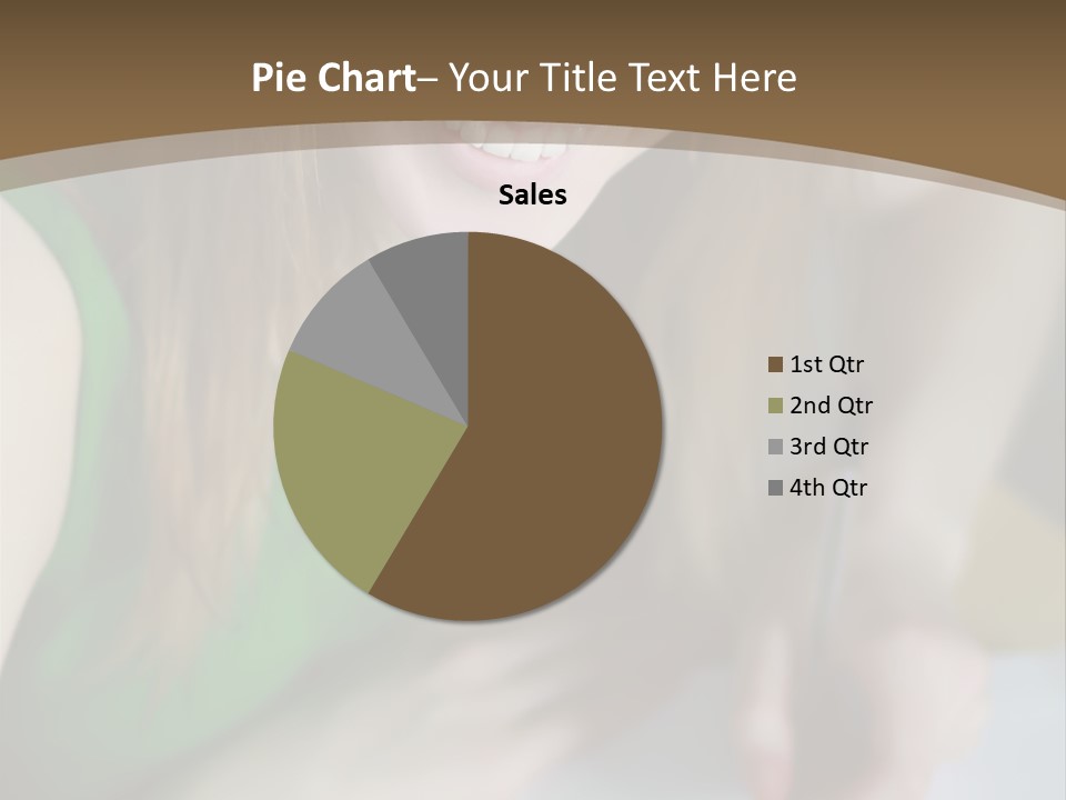 A Woman Sitting At A Table With A Plate Of Food PowerPoint Template