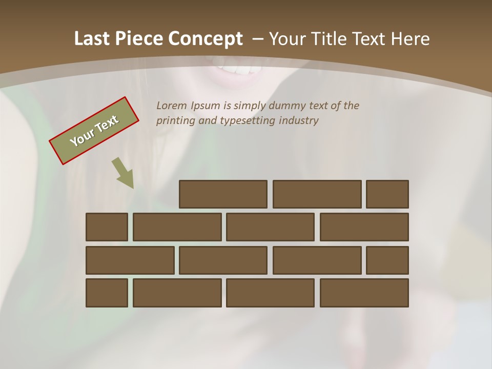 A Woman Sitting At A Table With A Plate Of Food PowerPoint Template