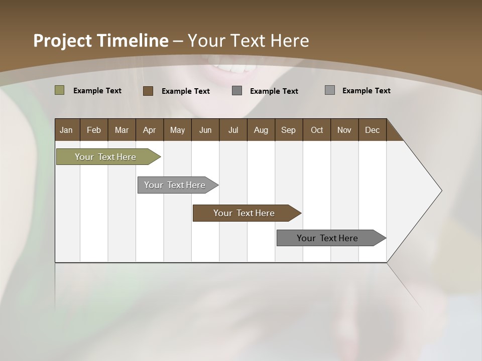 A Woman Sitting At A Table With A Plate Of Food PowerPoint Template