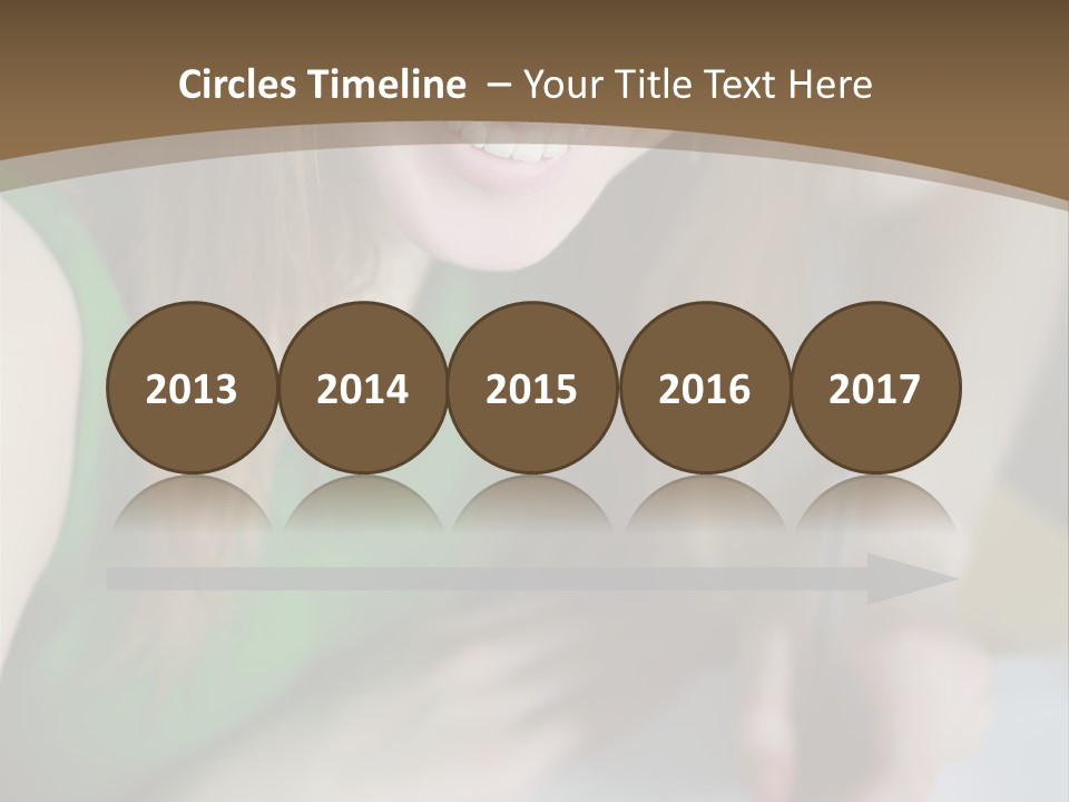 A Woman Sitting At A Table With A Plate Of Food PowerPoint Template