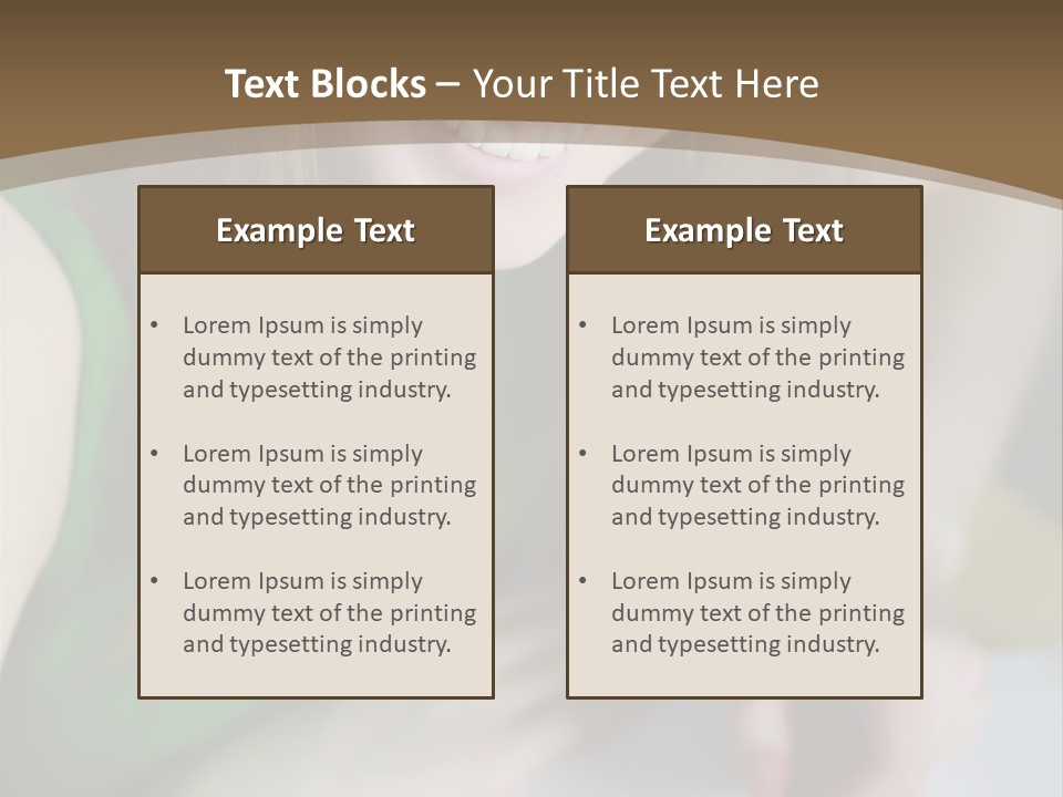 A Woman Sitting At A Table With A Plate Of Food PowerPoint Template