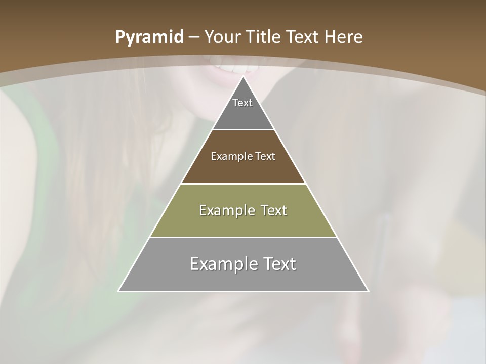 A Woman Sitting At A Table With A Plate Of Food PowerPoint Template