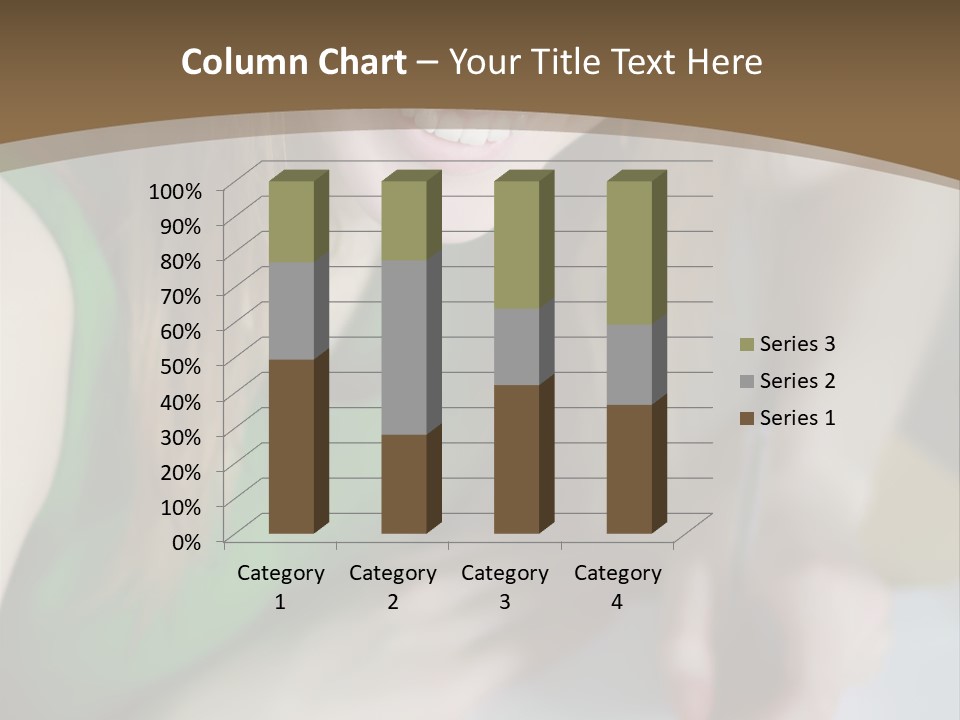 A Woman Sitting At A Table With A Plate Of Food PowerPoint Template