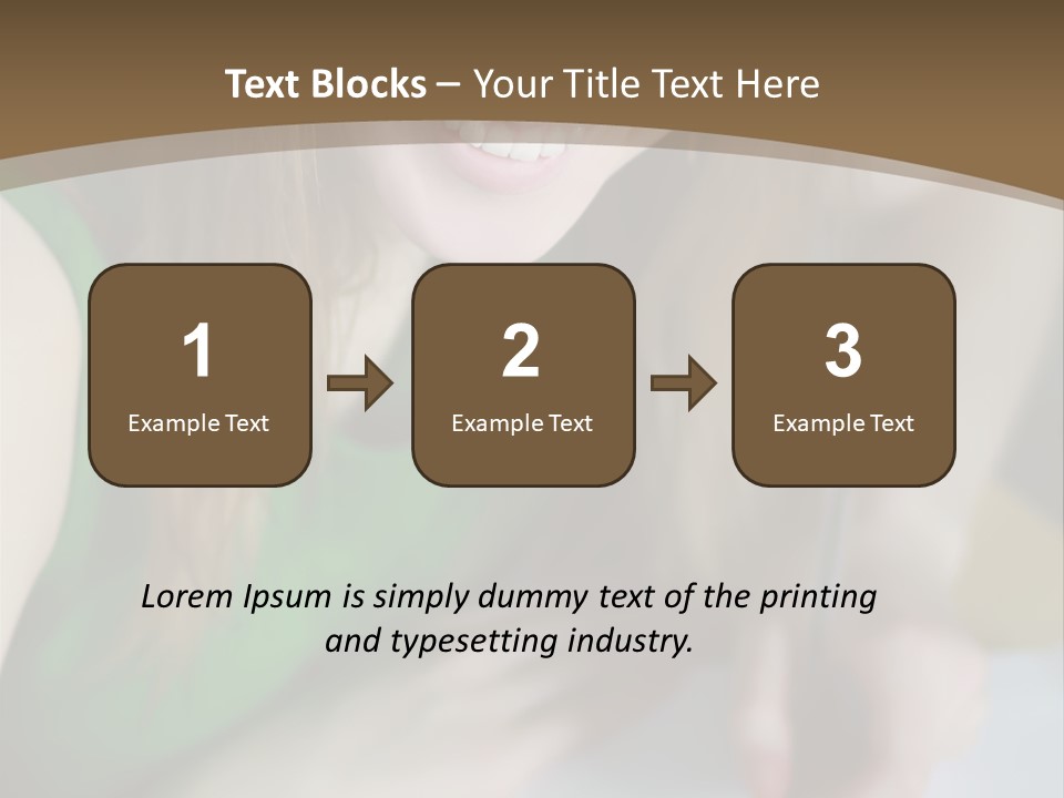 A Woman Sitting At A Table With A Plate Of Food PowerPoint Template